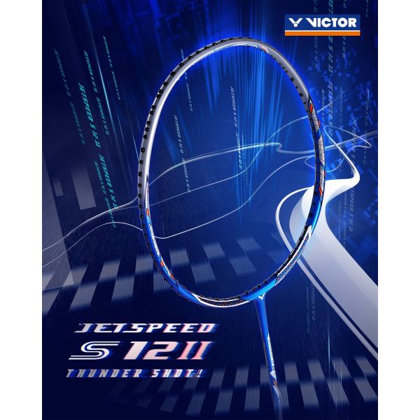 VICTOR JetSpeed S 12 II (JS-12 II) High Tension Speed Series Unstrung Badminton