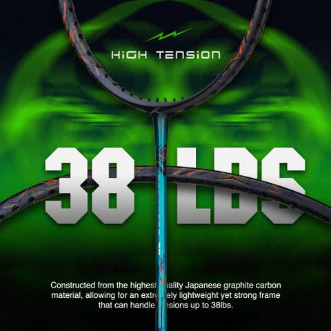 Hundred Predator 79 Badminton Racket | 79g Head Heavy | 38 lbs Power Racket